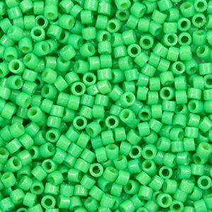 Miyuki kralen delica's 11/0 Duracoat opaque dyed fiji green DB-2126