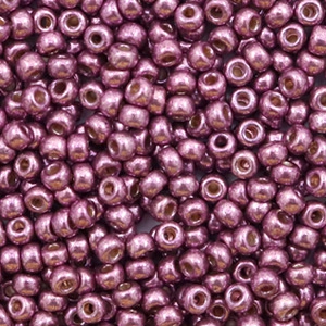 Miyuki rocailles 8/0 Duracoat galvanized eggplant purple 8-4220