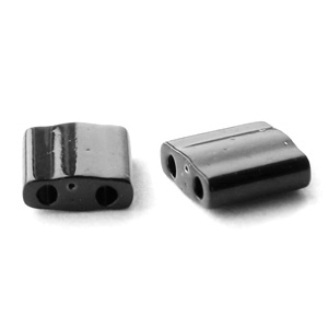 Miyuki kralen tila 5x5mm Opaque black TL-401