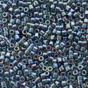 Miyuki kralen delica's 11/0 Metallic iris gunmetal black DB-6