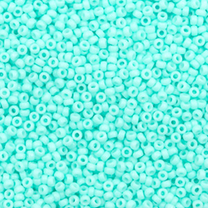 Miyuki rocailles 15/0 Duracoat opaque catalina green 15-4472