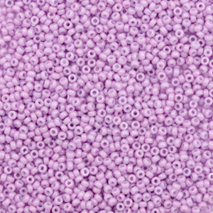 Miyuki rocailles 15/0 Duracoat opaque crocus lila 15-4486