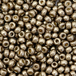 Miyuki rocailles 8/0 Duracoat galvanized pewter silver 8-4222