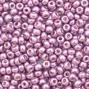 Miyuki rocailles 8/0 Duracoat galvanized dusty orchid purple 8-4218