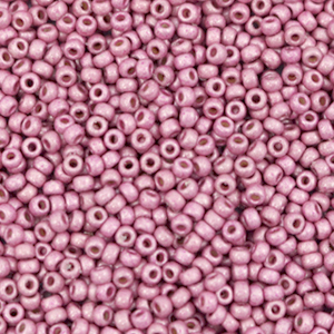 Miyuki rocailles 11/0 Duracoat galvanized matte hot pink 11-4210F