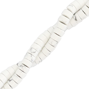 Natuursteen kralen disc 4mm&nbsp;Marble beige