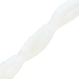 Natuursteen kralen disc 4mm Crystal opal white