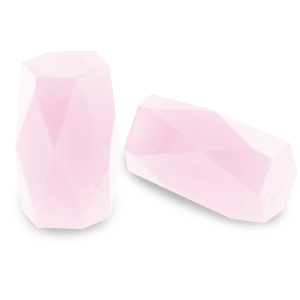 Top Facet kralen tube Rose opal