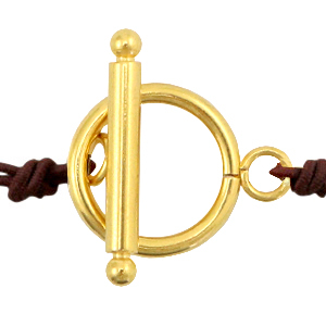 Roestvrij stalen (RVS) Stainless steel onderdelen kapittelslot 12mm Goud