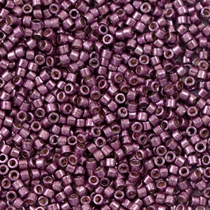 Miyuki kralen delica's 11/0 Duracoat galvanized eggplant purple DB-1850