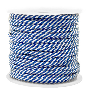 Maritiem koord 2mm Blue-white