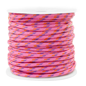 Maritiem koord 2mm Fuchsia pink