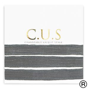 C.U.S&reg; sieraden lint Shimmery anthracite grey