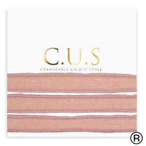 C.U.S&reg; sieraden lint Shimmery quartz pink