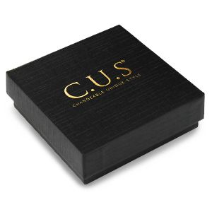 Sieradendoos C.U.S&reg; 10x10cm Black-gold