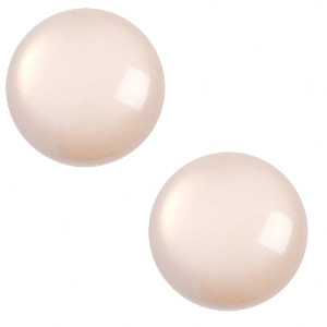 7 mm classic cabochon Polaris Elements shiny Light cream peach