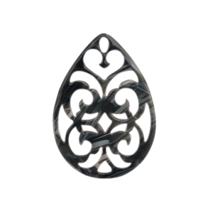 Resin hangers barok druppel Jeans blue