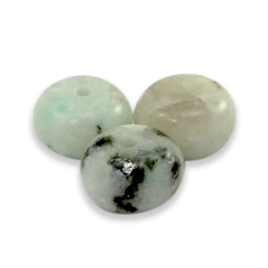 Natuursteen kralen rondellen 8x5mm Seafoam green