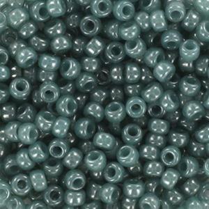 Miyuki rocailles 8/0 Ceylon translucent eucalyptus blue 8-2376