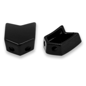 Tile beads arrow Black