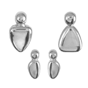 Bedels DQ metaal familie Antiek zilver (nikkelvrij)