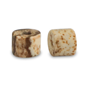 Natuursteen kralen jaspis disc 3x2mm Tan brown