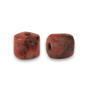 Natuursteen kralen graniet disc 4x4mm Terracotta brown