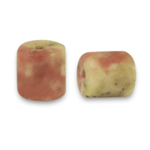 Natuursteen kralen marmer disc 4x4mm Rust pink