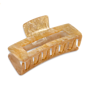 Haaraccessoires haarklem Glitter golden brown