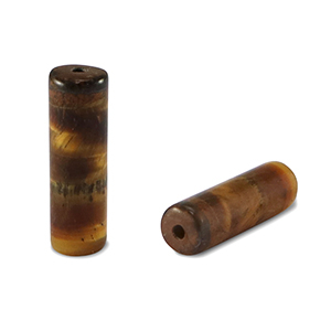 Natuursteen kralen tijgeroog tubes Golden brown