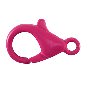 Gekleurde onderdelen karabijnslot Neon pink