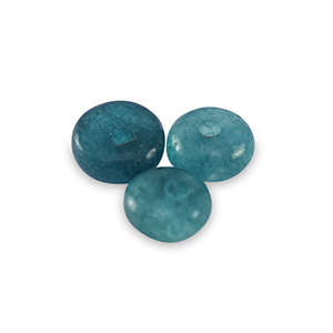 Natuursteen kralen marmer en calciet rondellen 4mm Petrol blue