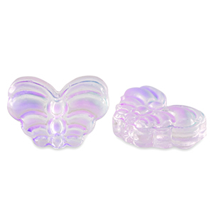 Glaskralen vlinder Lilac