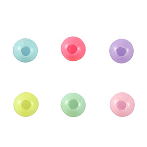 Acryl look kralen Multicolour pastel