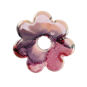 DQ Grieks keramiek kralen bloem Rose-black