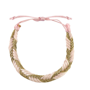 Trendy armbanden Light pink-gold