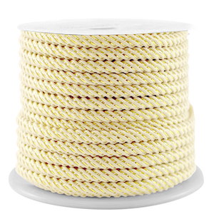 Trendy koord 3mm Beige-gold