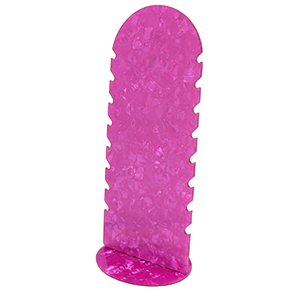 Plexx sieraad display voor armbanden Magenta pink pearl shine