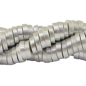 Katsuki kralen 4mm Silver-pearl shine coating