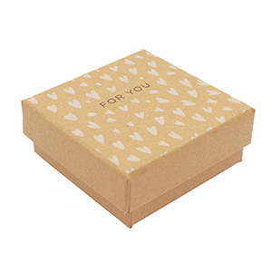 Sieraden (cadeau) doosje "for you" Brown
