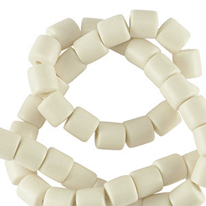 Polymeer kralen 6mm Beige