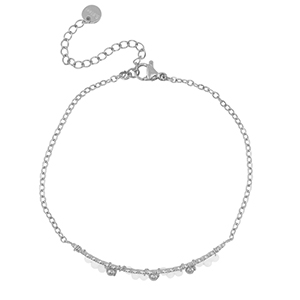 Roestvrij stalen (RVS) Stainless steel armbanden Silver-white