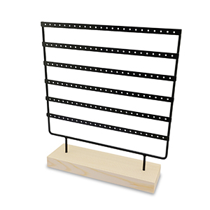 Sieraad display voor oorbellen Natural-black