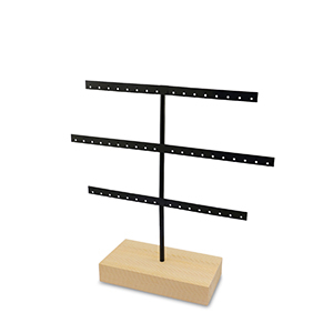 Sieraad display voor oorbellen Natural-black