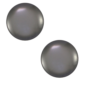 7 mm classic cabochon Polaris Elements Lucido Anthracite