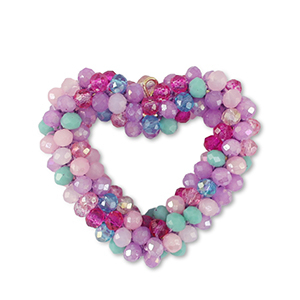 Top facet hangers hart Multicolour