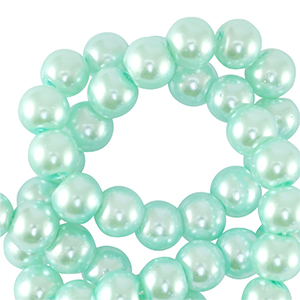Glasparels 4mm Light mint green