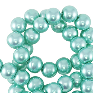Glasparels 4mm Mint green