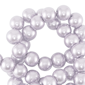 Glasparels 4mm Pastel lilac