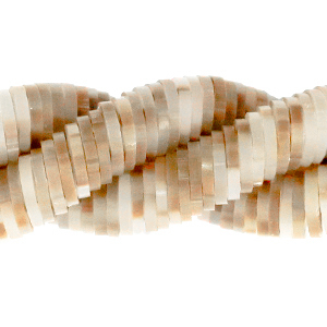 Katsuki kralen 6mm White sand-brown